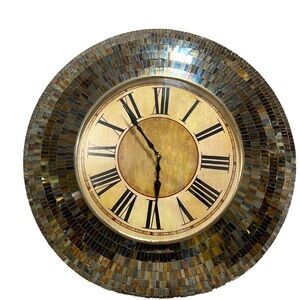 Pier 1 Imports Mosaic Wall Hanging Clock